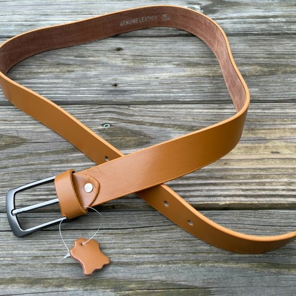 Leather Waistband handmade Genuine Leather Men Belt Pin Buckle Size 38-39 inches main image 12